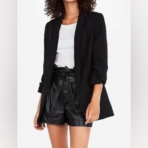 Women’s Express 3/4 Length Ruched Blazer